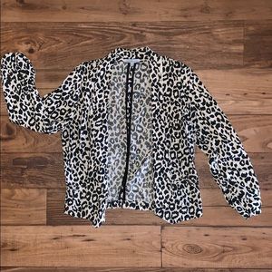 Leopard Blazer